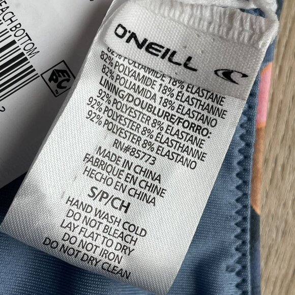 NEW ONeill Womens Small Jadia Floral Long Beach Bikini Bottom Cheeky Coverage - Picture 5 of 7